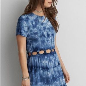 NEW WITH TAGS American Eagle Tie-Dye T-Shirt Dress